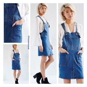 Urban Outfitter Courtshop Denim Tied Overall Dress size small